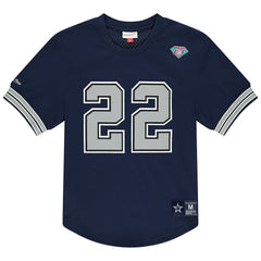 Emmitt Smith Dallas Cowboys Retired Player Name & Number Mesh T-Shirt - Navy T-shirts