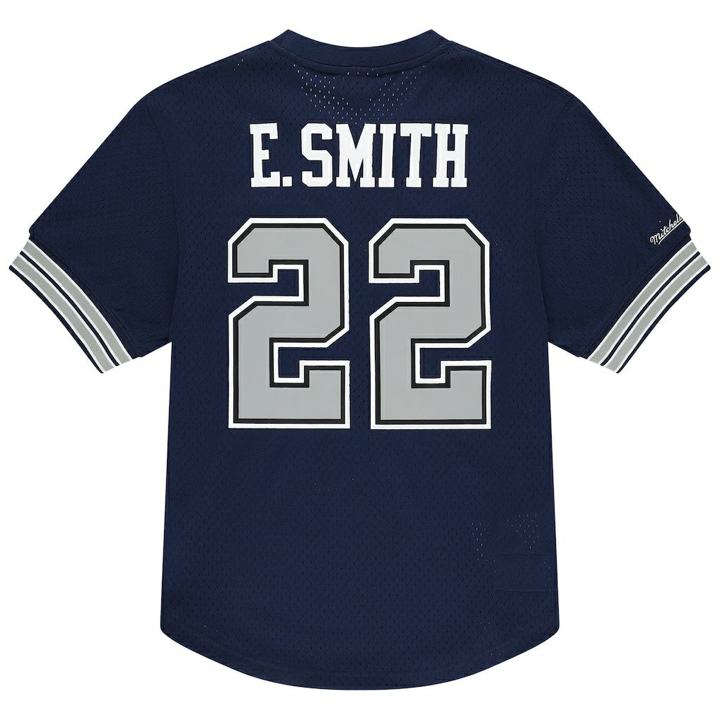 Emmitt Smith Dallas Cowboys Retired Player Name & Number Mesh T-Shirt - Navy T-shirts