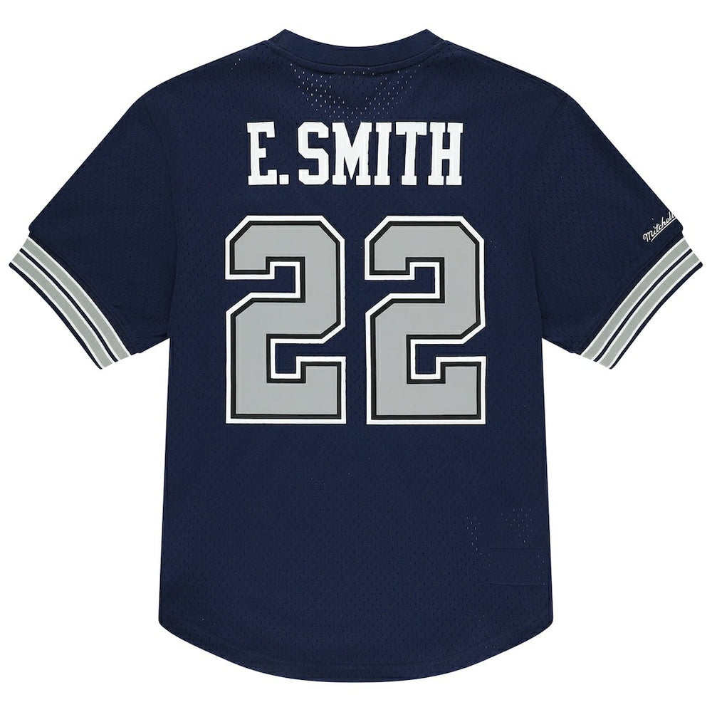 Emmitt Smith Dallas Cowboys Retired Player Name & Number Mesh T-Shirt - Navy T-shirts