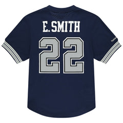 Emmitt Smith Dallas Cowboys Retired Player Name & Number Mesh T-Shirt - Navy T-shirts