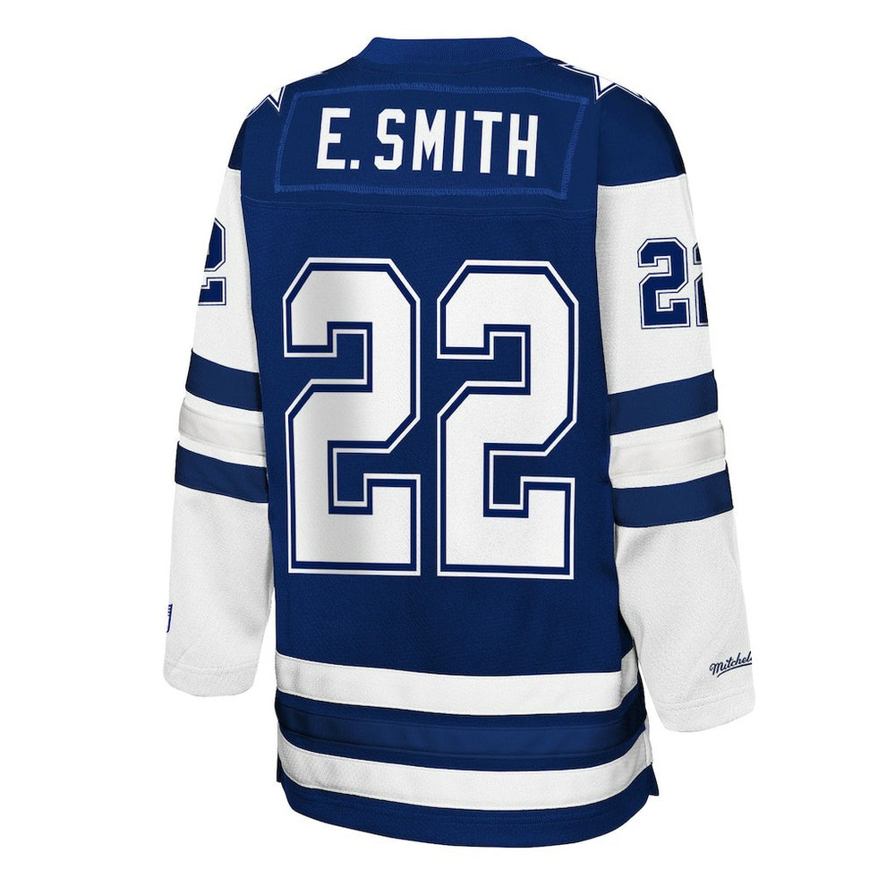 Emmitt Smith Dallas Cowboys Youth Hockey Fashion Jersey - Navy Jerseys