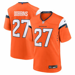 J.K. Dobbins Denver Broncos Team Game Jersey - Orange Jerseys