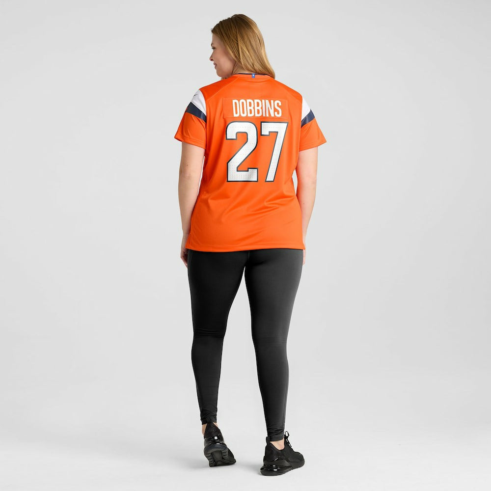 J.K. Dobbins Denver Broncos Women's Team Game Jersey - Orange Jerseys