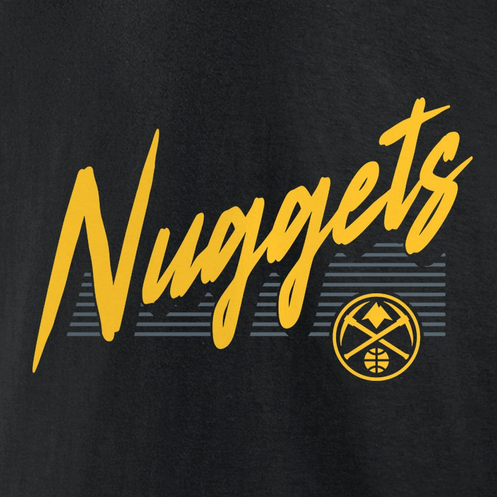Denver Nuggets Color Block Slant Quick Strike T-Shirt Black