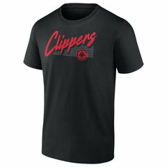 LA Clippers Color Block Slant Quick Strike T-Shirt Black