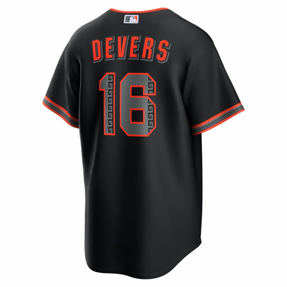 Rafael Devers San Francisco Giants Nike Alternate Replica Jersey - Black Jerseys