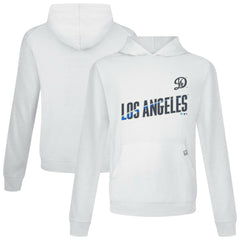 Los Angeles Dodgers Levelwear City Connect Relay Core Logo Pullover Hoodie - White Hoodies