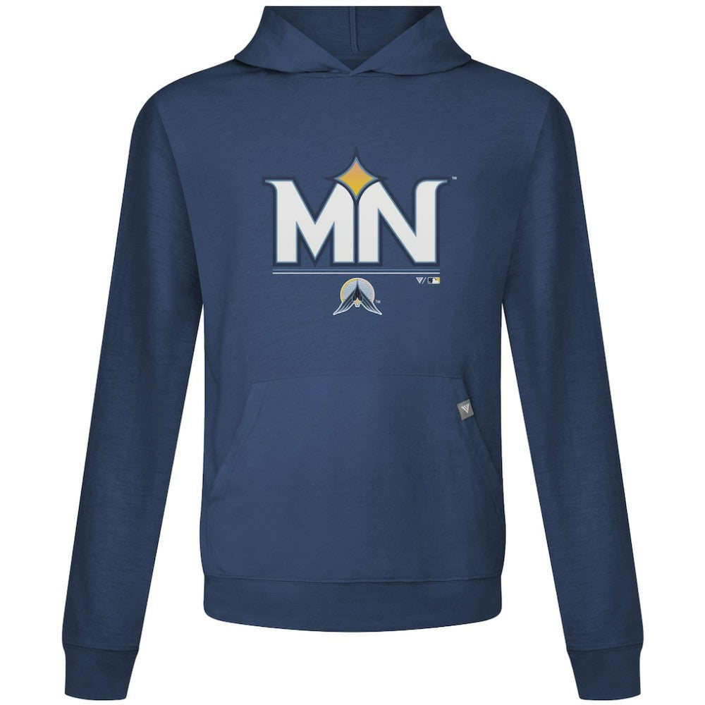 Minnesota Twins Levelwear City Connect Relay Core Logo Pullover Hoodie - Navy Hoodies
