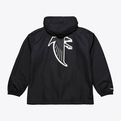Atlanta Falcons Coaches Full-Snap Hooded Windbreaker Jacket - Black Jackets