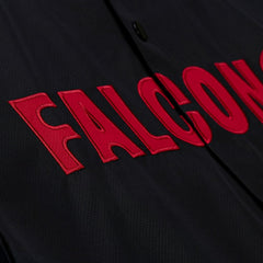 Atlanta Falcons Coaches Full-Snap Hooded Windbreaker Jacket - Black Jackets