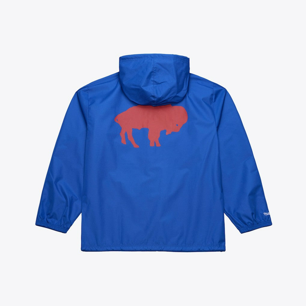 Buffalo Bills Coaches Full-Snap Hooded Windbreaker Jacket - Royal Jackets
