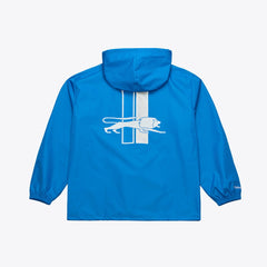 Detroit Lions Coaches Full-Snap Hooded Windbreaker Jacket - Blue Jackets