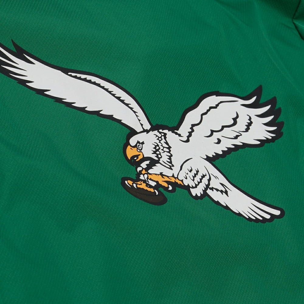 Philadelphia Eagles Coaches Full-Snap Hooded Windbreaker Jacket - Kelly Green Jackets