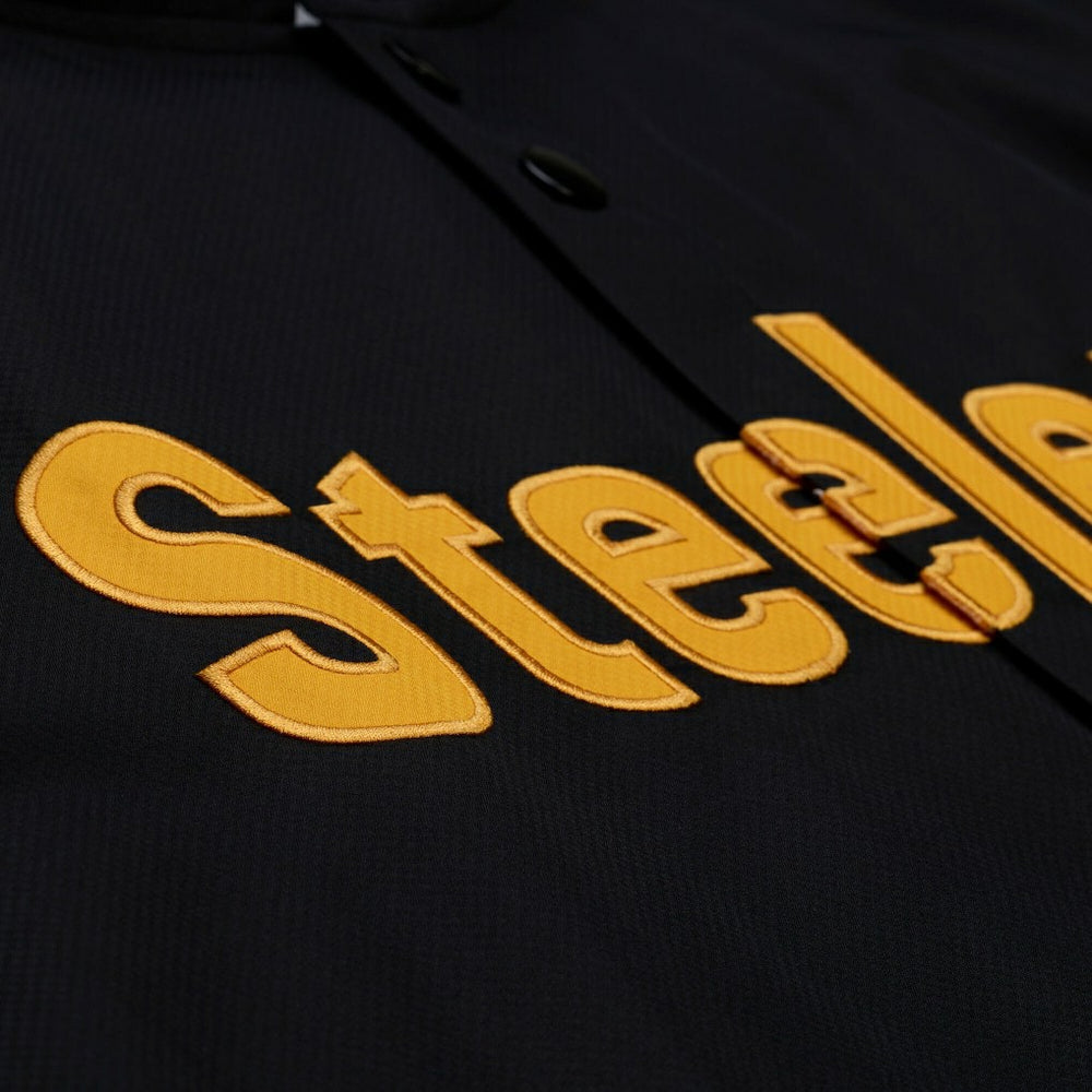 Pittsburgh Steelers Coaches Full-Snap Hooded Windbreaker Jacket - Black Jackets