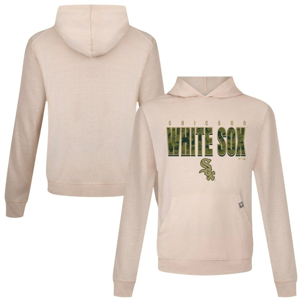 Chicago White Sox Levelwear Relay Protect Pullover Hoodie - Khaki Hoodies