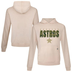Houston Astros Levelwear Relay Protect Pullover Hoodie - Khaki Hoodies