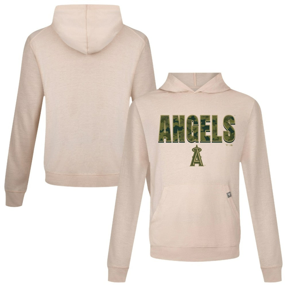 Los Angeles Angels Levelwear Relay Protect Pullover Hoodie - Khaki Hoodies