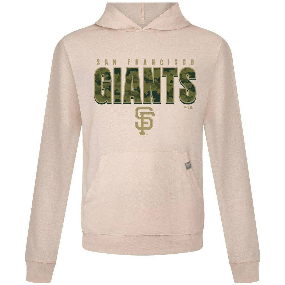 San Francisco Giants Levelwear Relay Protect Pullover Hoodie - Khaki Hoodies