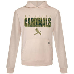 St. Louis Cardinals Levelwear Relay Protect Pullover Hoodie - Khaki Hoodies