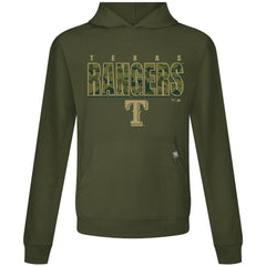 Texas Rangers Levelwear Relay Protect Pullover Hoodie - Green Hoodies