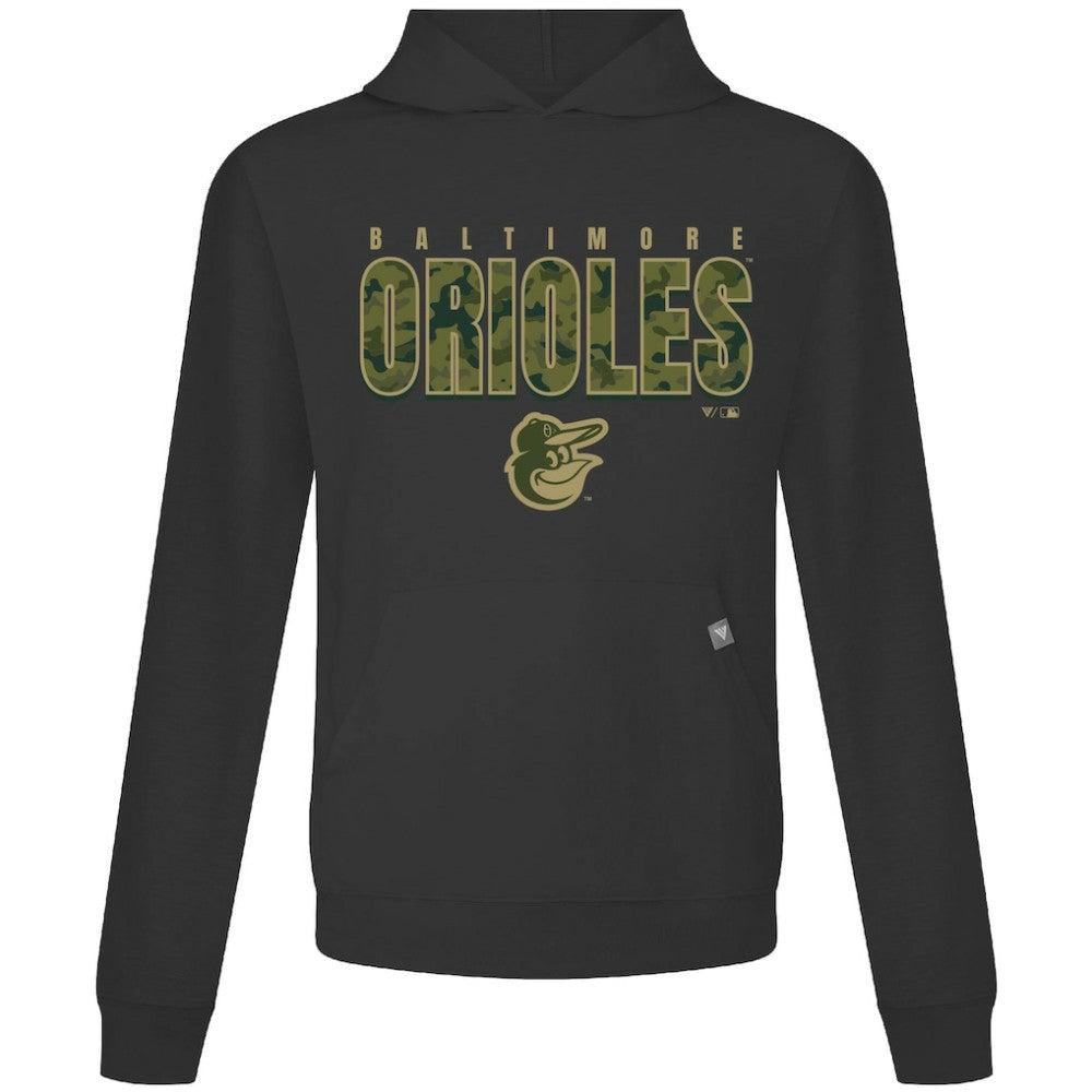 Baltimore Orioles Levelwear Relay Protect Pullover Hoodie - Black Hoodies