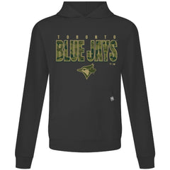 Toronto Blue Jays Levelwear Relay Protect Pullover Hoodie - Black Hoodies