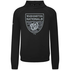 Washington Nationals Levelwear Mandate Buckler Tri-Blend Pullover Hoodie - Black Hoodies