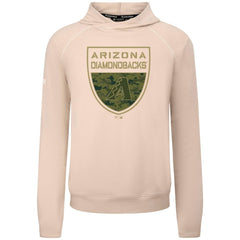 Arizona Diamondbacks Levelwear Mandate Buckler Tri-Blend Pullover Hoodie - Khaki Hoodies