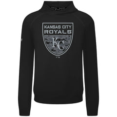 Kansas City Royals Levelwear Mandate Buckler Tri-Blend Pullover Hoodie - Black Hoodies