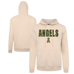 Los Angeles Angels Levelwear Podium Protect Pullover Hoodie - Khaki Hoodies