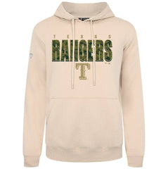 Texas Rangers Levelwear Podium Protect Pullover Hoodie - Khaki Hoodies