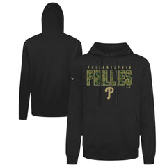 Philadelphia Phillies Levelwear Podium Protect Pullover Hoodie - Black Hoodies