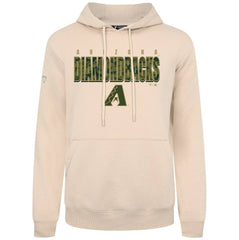 Arizona Diamondbacks Levelwear Podium Protect Pullover Hoodie - Khaki Hoodies