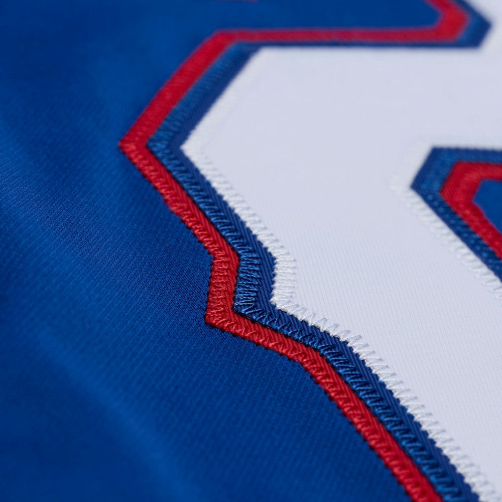 Adrian Beltre Texas Rangers Mitchell & Ness Cooperstown Mesh Batting Practice Button-Up Jersey - Royal Jerseys