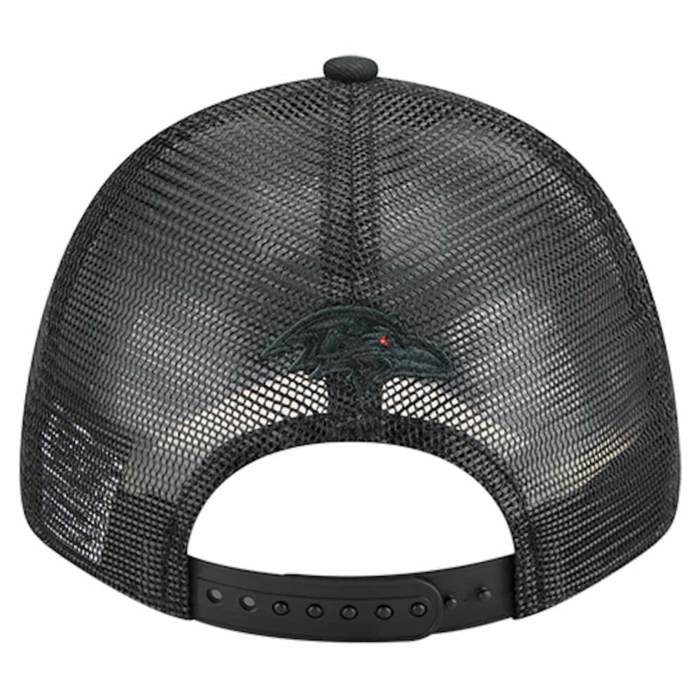 Baltimore Ravens New Era Darkness Falls 9FORTY Adjustable Hat - Black Hats