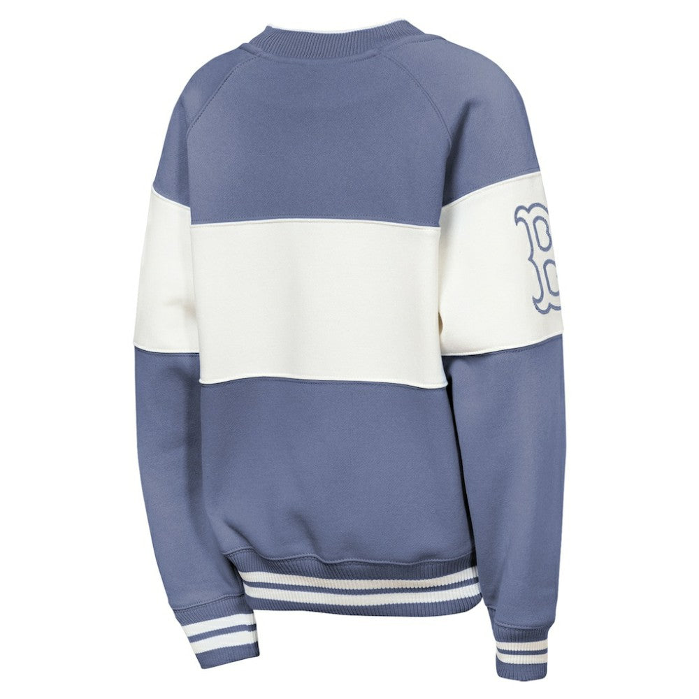 Boston Red Sox Outerstuff Youth Ultimate Pastels On Base Sweatshirt - Blue Sweatshirts
