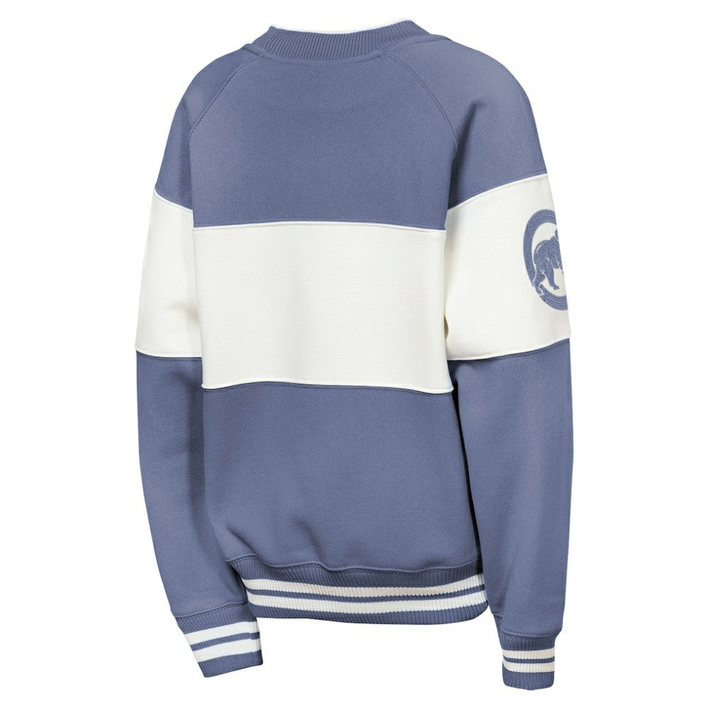 Chicago Cubs Outerstuff Youth Ultimate Pastels On Base Sweatshirt - Blue Sweatshirts