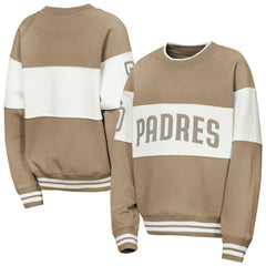 San Diego Padres Outerstuff Youth Ultimate Pastels On Base Sweatshirt - Brown Sweatshirts