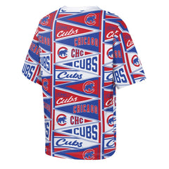 Chicago Cubs Outerstuff Youth All-Over Pennant T-Shirt - Red T-shirts