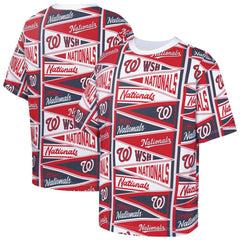 Washington Nationals Outerstuff Youth All-Over Pennant T-Shirt - Red T-shirts