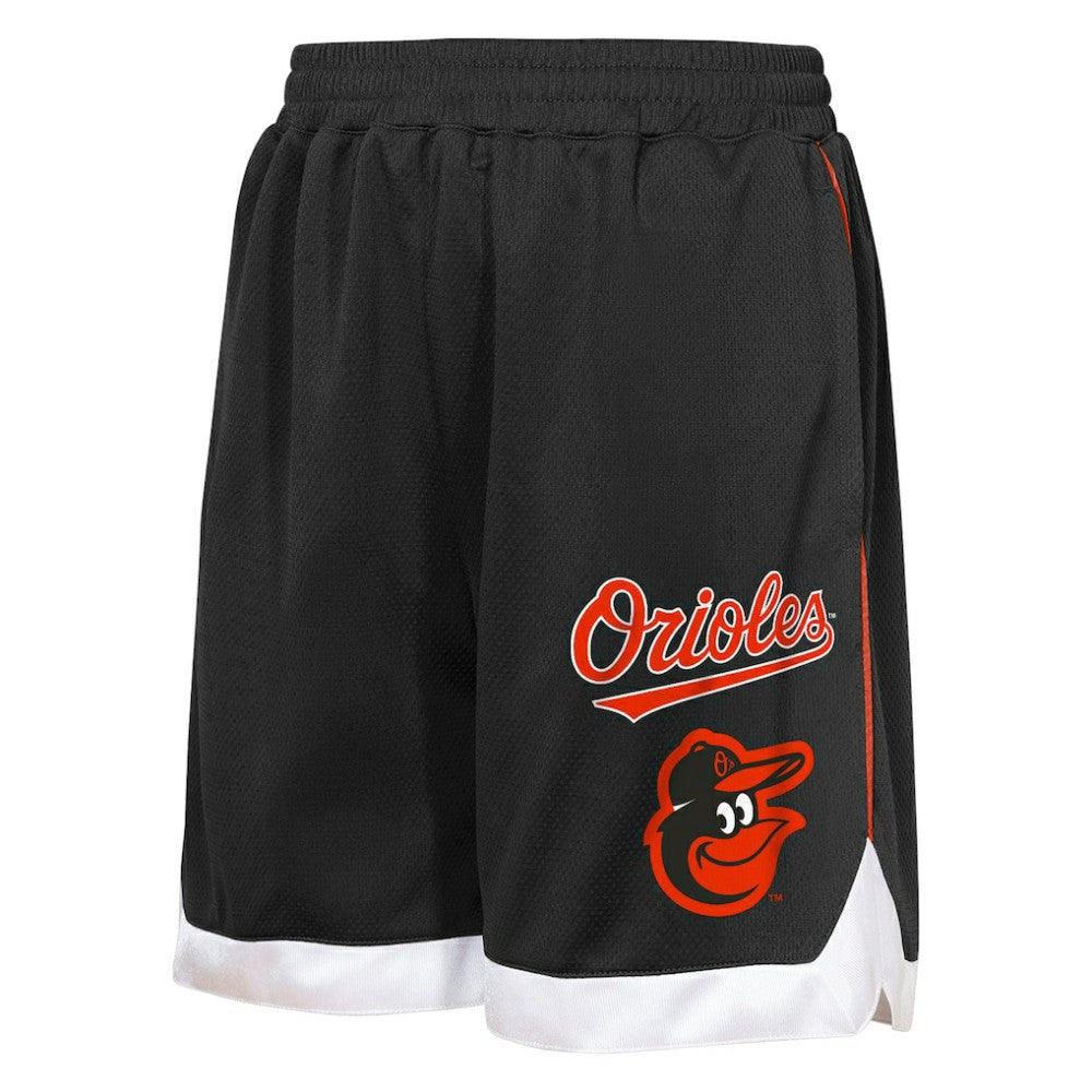 Baltimore Orioles Outerstuff Youth Big League All Star Fashion Shorts - Black Shorts