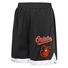 Baltimore Orioles Outerstuff Youth Big League All Star Fashion Shorts - Black Shorts