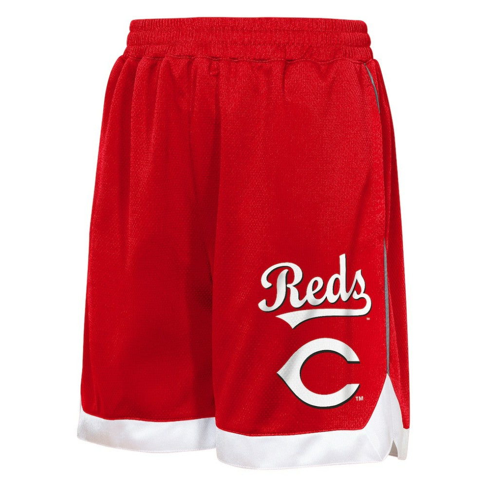 Cincinnati Reds Outerstuff Youth Big League All Star Fashion Shorts - Red Shorts