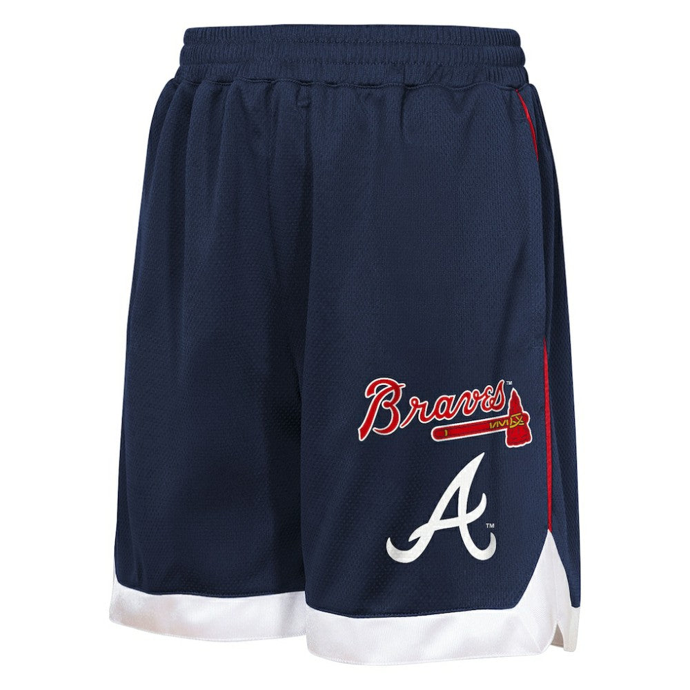 Atlanta Braves Outerstuff Youth Big League All Star Fashion Shorts - Navy Shorts