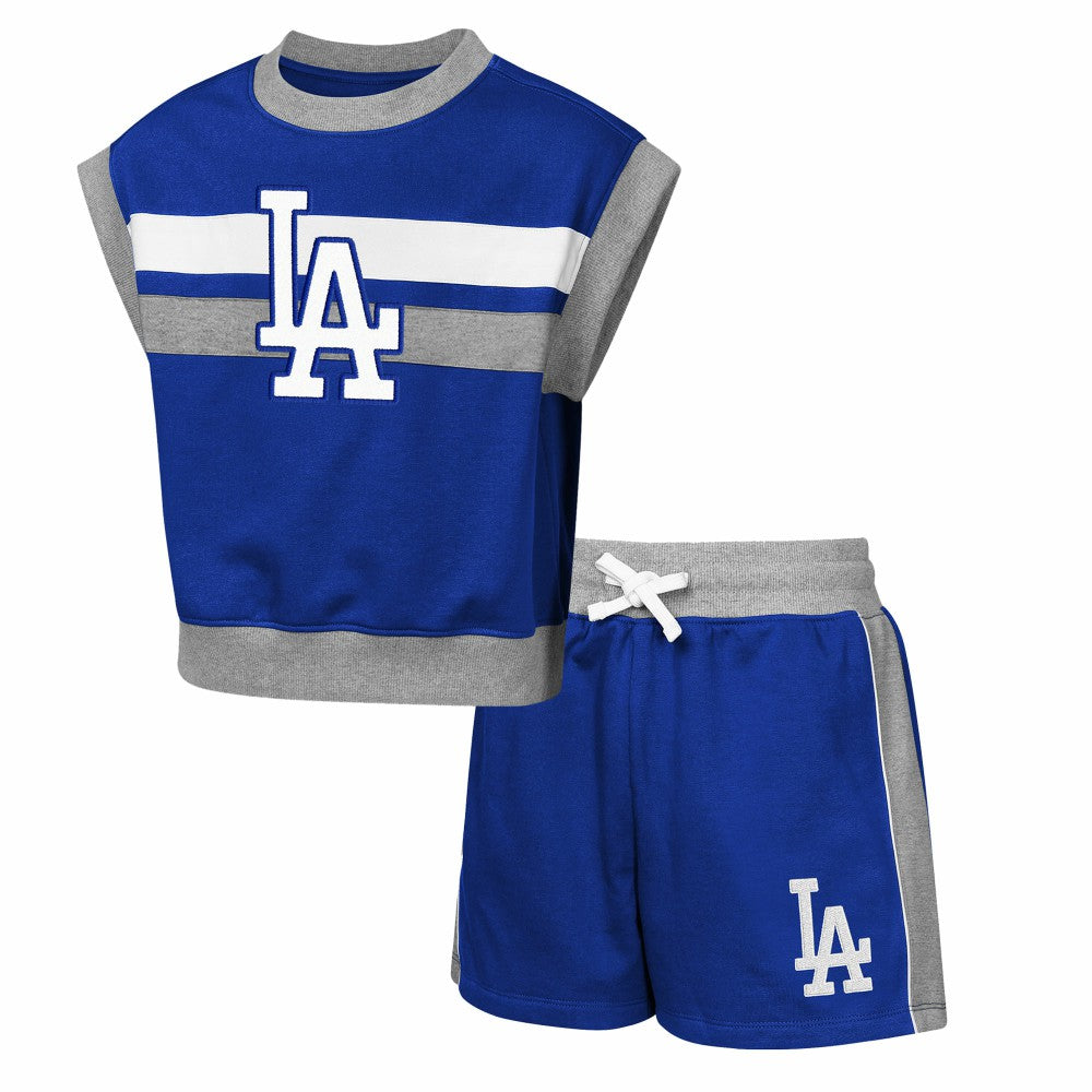 Los Angeles Dodgers Outerstuff Youth Big League Short Stop T-Shirt & Shorts Set - Royal Shorts