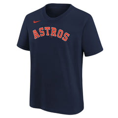 Houston Astros Nike Youth Wordmark T-Shirt - Athletic Navy T-shirts