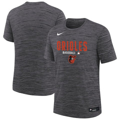 Baltimore Orioles Nike Youth Authentic Collection Velocity Dri-FIT T-Shirt - Black T-shirts