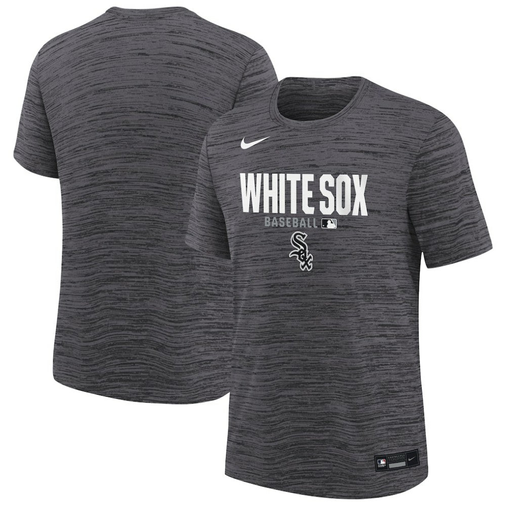 Chicago White Sox Nike Youth Authentic Collection Velocity Dri-FIT T-Shirt - Black T-shirts