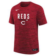 Cincinnati Reds Nike Youth Authentic Collection Velocity Dri-FIT T-Shirt - Red T-shirts