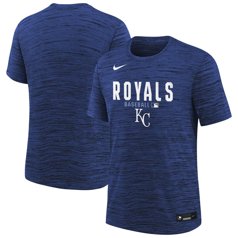 Kansas City Royals Nike Youth Authentic Collection Velocity Dri-FIT T-Shirt - Royal T-shirts